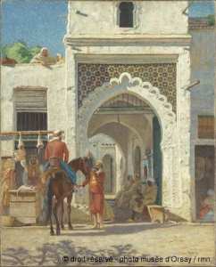 Fondouk à Tlemcen en 1900 par Gabriel Deneux