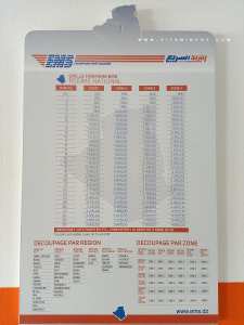Tarifs EMS National (Courrier Express)