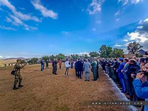 Obsèques de Mohamed amine El wafi à Ouled Mimoun victime dans un crash d'hélicoptère appartenant aux forces navales sur la côte de la ville de Tipaza