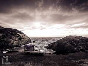 Mazda de pêcheur à la plage de Mkhelled