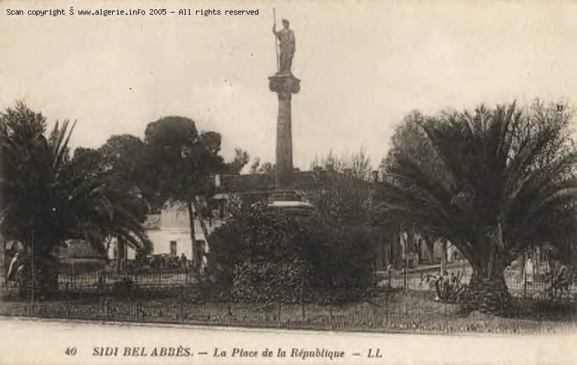 La place de la république- Sidi Bel Abbès