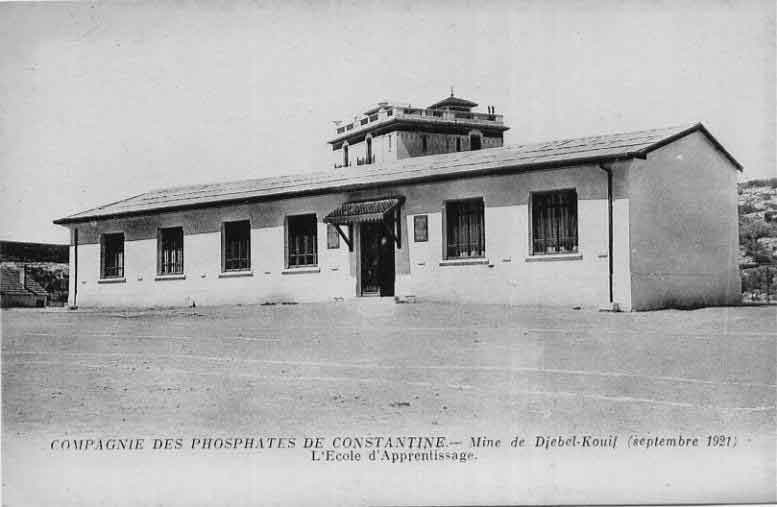 Compagnie des phosphates de Constantine- L'école d'apprentissage