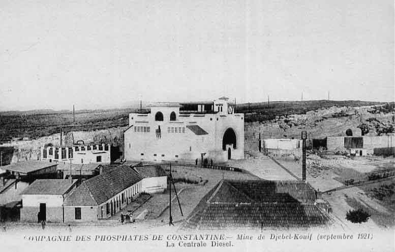 Compagnie des phosphates de Constantine. La centrale Diesel