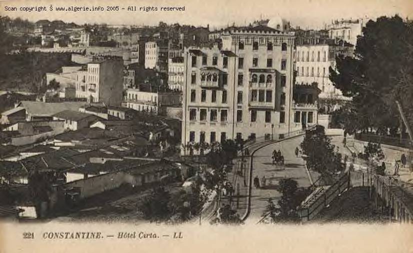 Constantine- Hôtel CIRTA vue