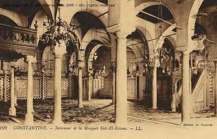 Constantine- L'intérieur de la mosquée Sidi El Kitani