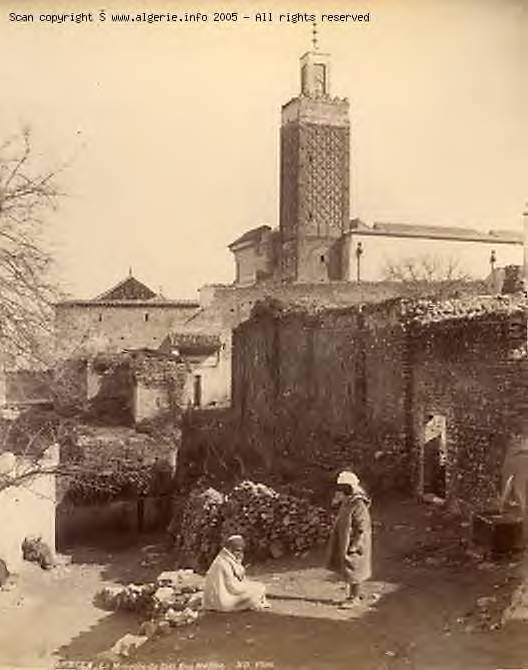 Algérie- Ancienne photo d'une mosquée algérienne