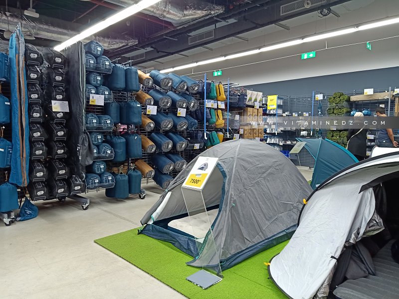Décathlon Oran, équipements de camping