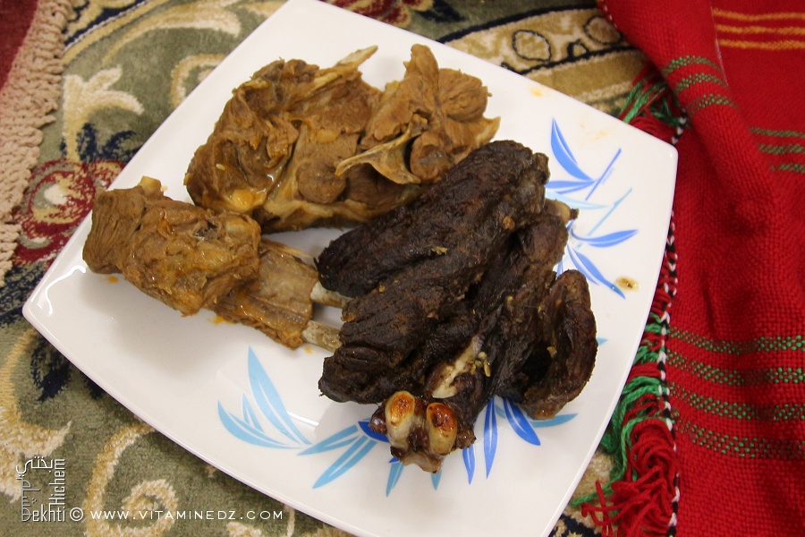 Viande de Gazelle et Hachi (Viande de Chameau)