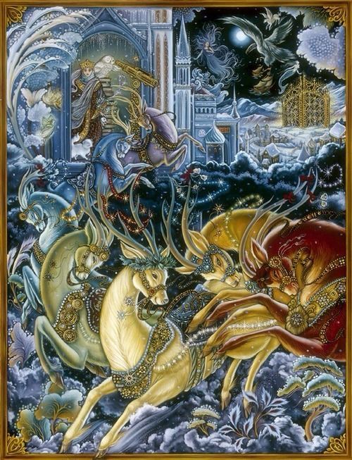 Les merveilleuses illustrations de Lauren Long sur les contes de fées russes.