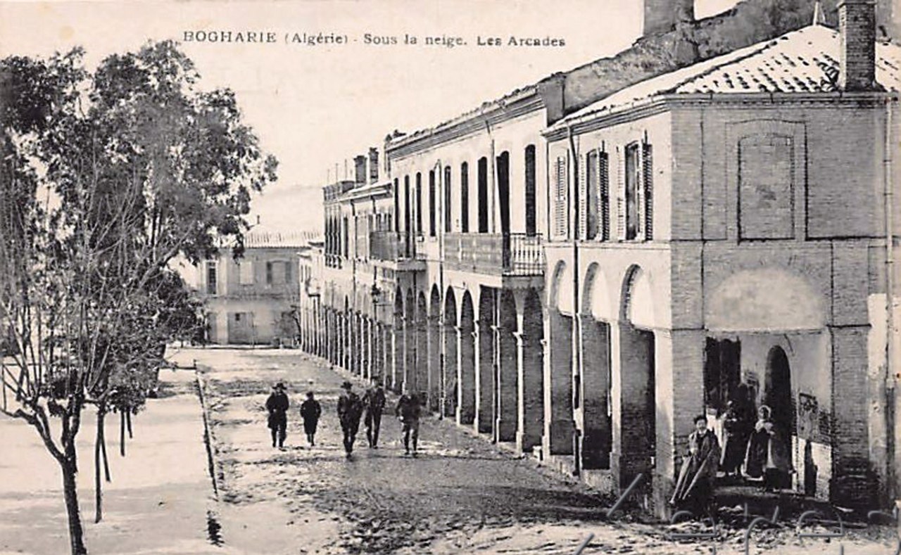 boghari sous la neige les arcades