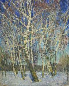 Igor Emmanouïlovitch Grabar (1871-1960), Azur de février, 1904