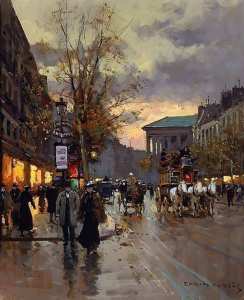 Painting by Edouard Léon Cortès.