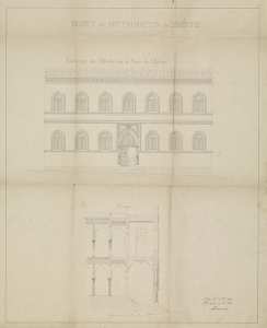 Projet de restauration de l'évêché (Dar Aziza), 1840