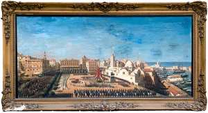 La fête Dieu en 1849, tableau anonyme