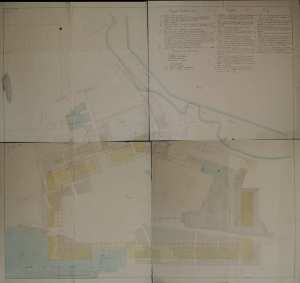 Alger : Plan de lotissement de la place des Martyrs