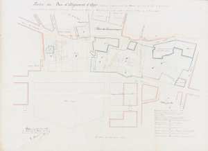 Partie du plan d'alignement d'Alger, 15 février 1847