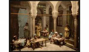 École de broderie arabe Luce Ben Aben. Alger