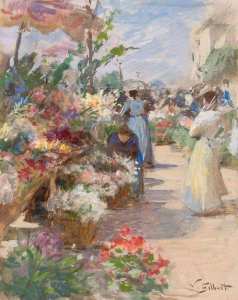 Le marché aux fleurs