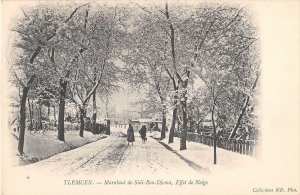 TLEMCEN MARABOUT DE SIDI BOU DJEMA EFFET DE NEIGE