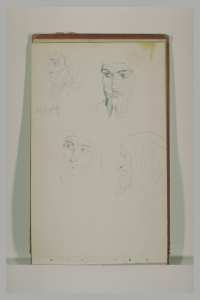 Quatre études de juifs enturbannés