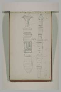 Etudes de poignards orientaux