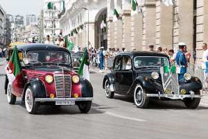 Alger, 05 juillet 2018 : voitures de collection