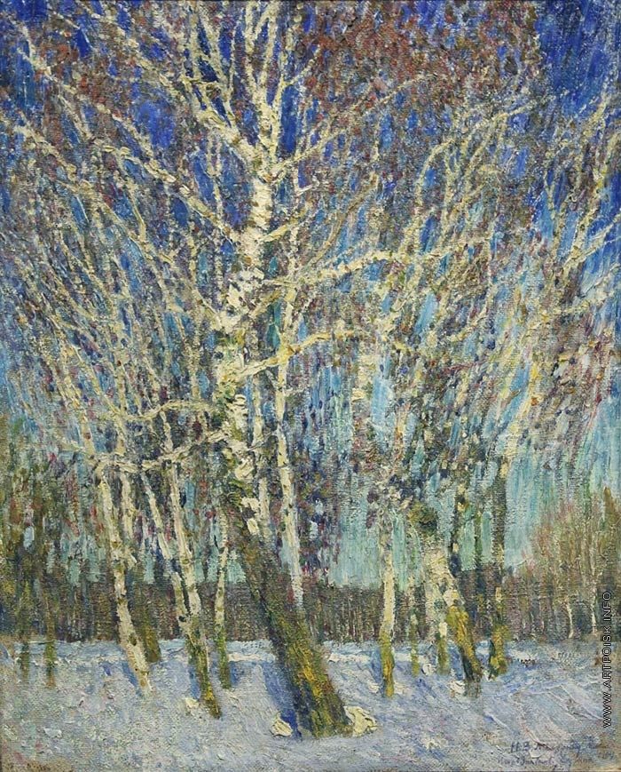 Igor Emmanouïlovitch Grabar (1871-1960), Azur de février, 1904