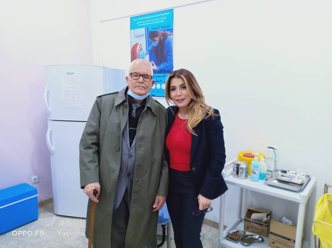 Vaccination Anti Covid Salima Souakri ouvre le bal