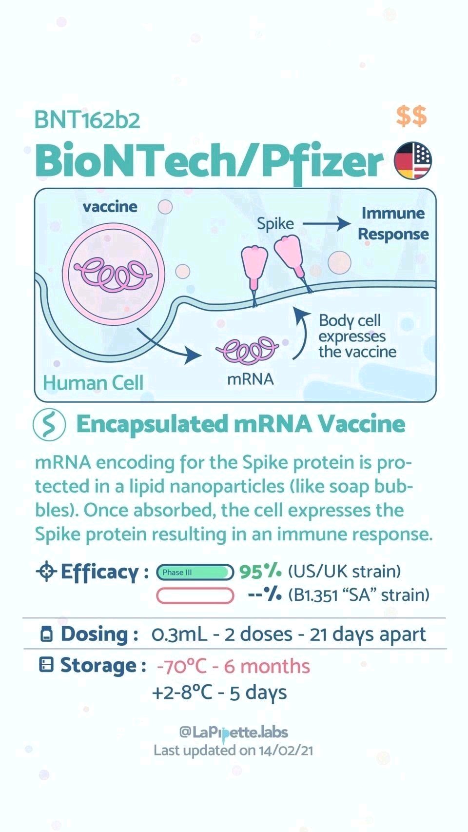 Différents Vaccins anti cov19