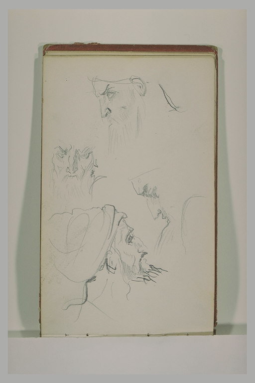 Quatre têtes d'Arabes