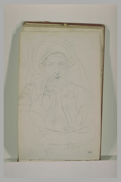 Un arabe en buste, vu de face