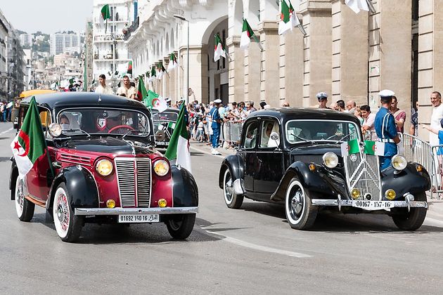 Alger, 05 juillet 2018 : voitures de collection