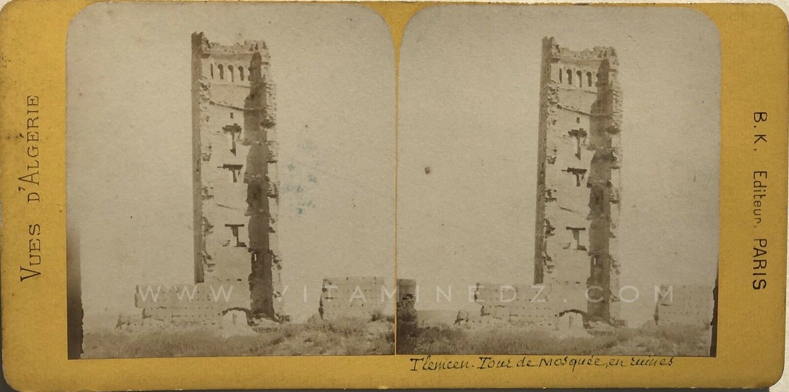 Tlemcen, photo ancienne de Mansourah