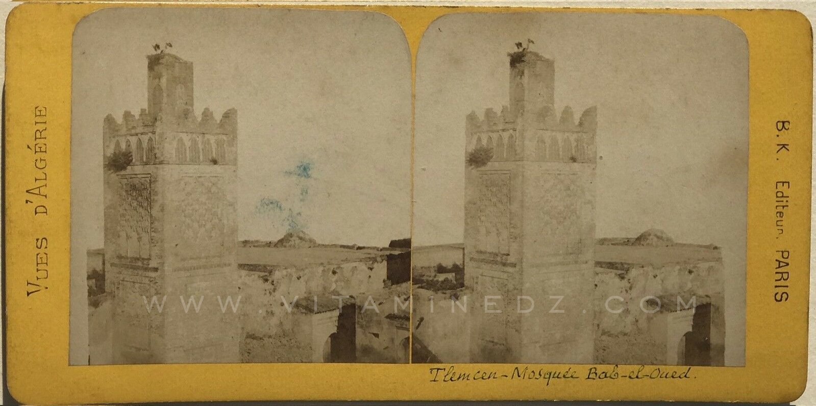 Tlemcen, photo ancienne de mosquée 