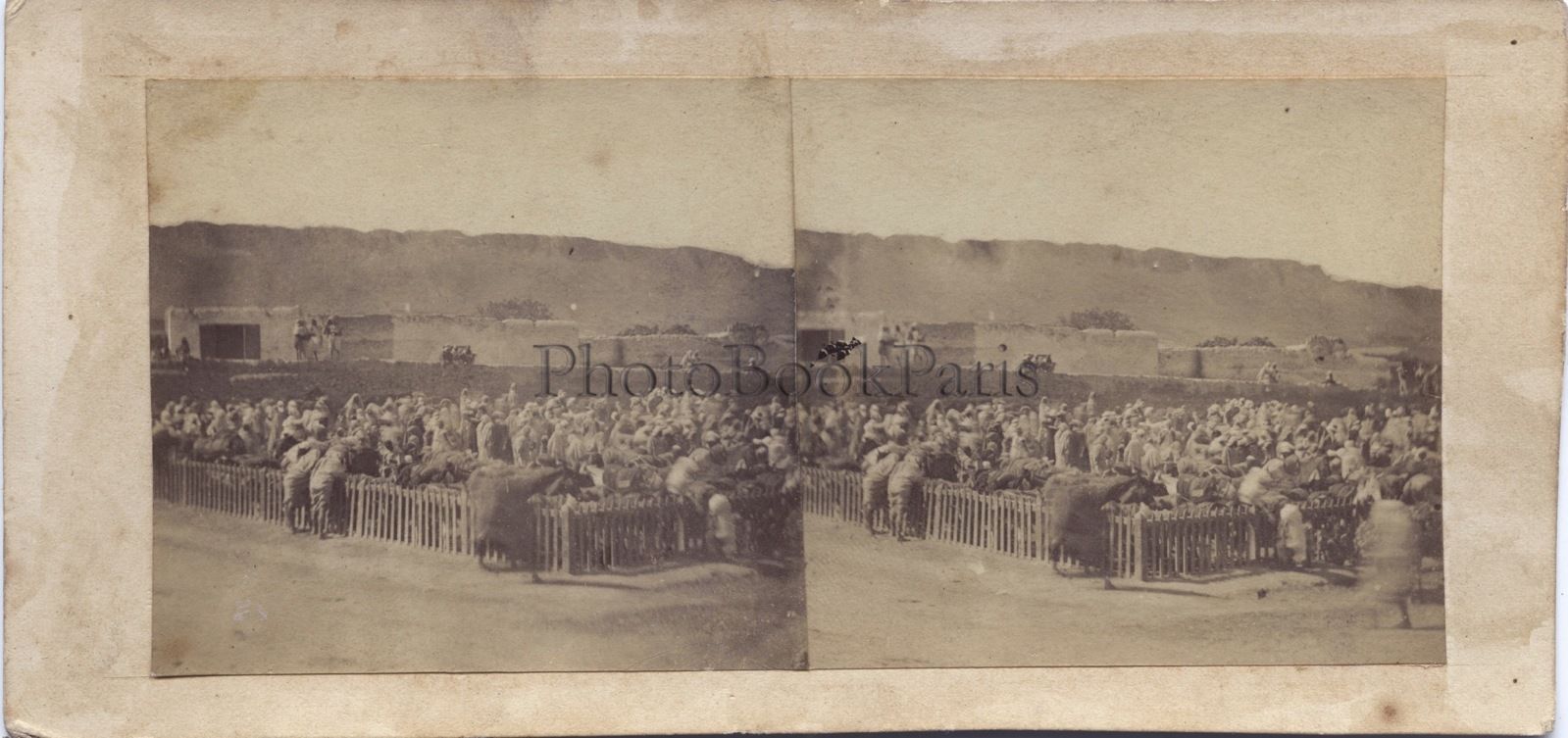 Tlemcen, photo ancienne d'un marché