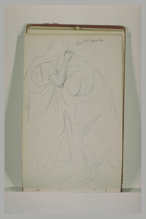 Deux arabes s'étreignant