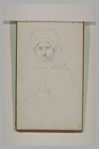 Un arabe en buste, vu de face