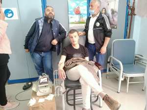 اليوم الثاني علي التوالي بجامعة عباس لغرور خنشلة. حملة التبرع بالدم