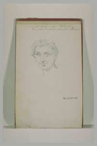 Tête d'un jeune homme, vue de face