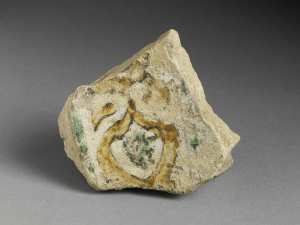 Fragment de vase : bord à décor de palmette