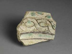 Fragment de bord de plat