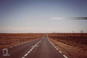 Les routes de la wilaya de Naama sont toutes longues et rectilignes