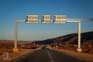 Sortie de Ain Sefra, vers Moghrar, Tiout, Bechar, El Bayadh ... à la croisée des chemins
