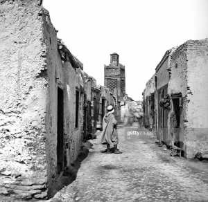 une rue de tlemcen photo prise en 1890