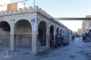 Place des Arcades du vieux marché de Béchar ...