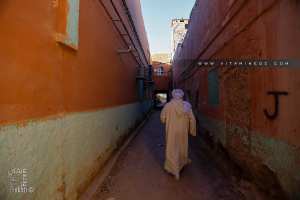 Ruelle jouxtant la vieille mosquée du Ksar Tagda de Béchar
