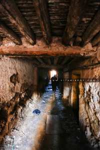 Ruelle du Ksar Tagda de Béchar gardant son cachet historique