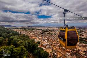 Téléphérique de Tlemcen, vue du quartier de Boudghene