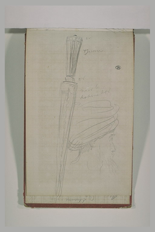 Tête d'arabe et poignard oriental