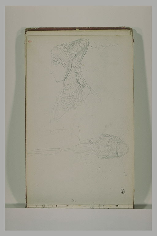 Deux études d'une femme juive, en buste